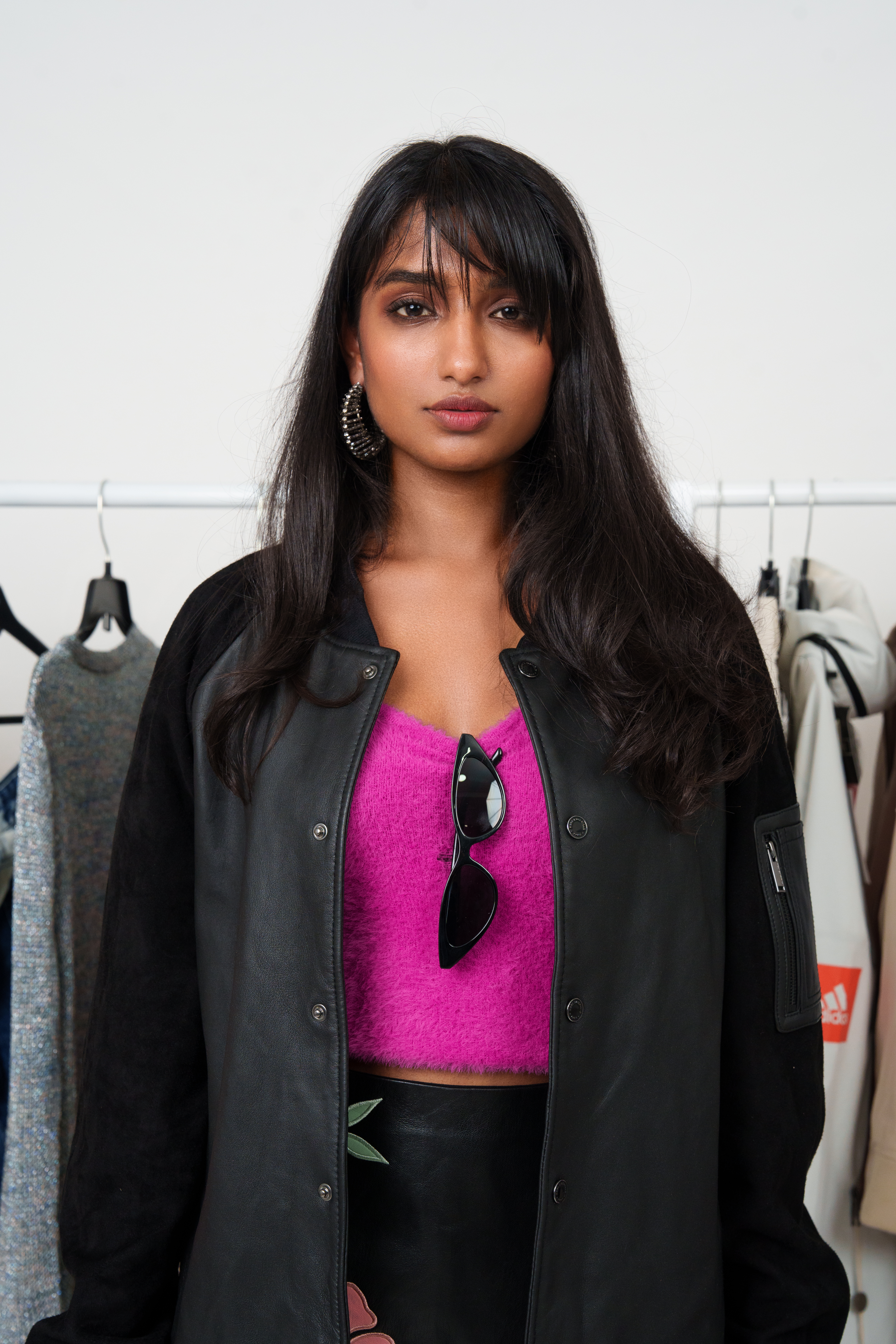 Fashion woman in blue